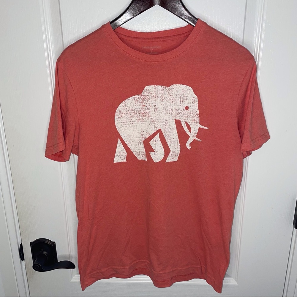 Banana Republic Red Elephant Graphic Tee